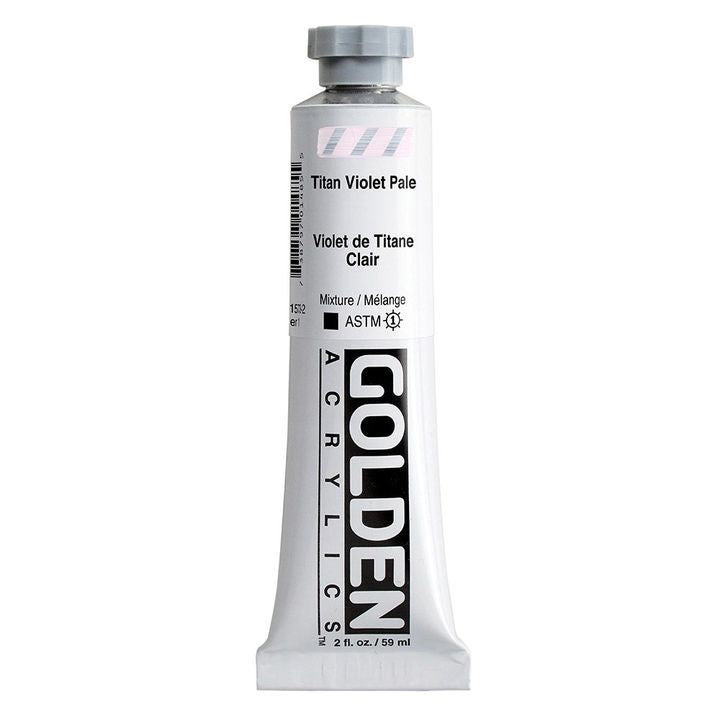 Akrylová farba GOLDEN Heavy Body 59 ml – 1573 titánová fialová bledá