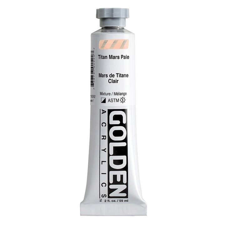 Akrylová farba GOLDEN Heavy Body 59 ml – 1576 titánová mars bledá