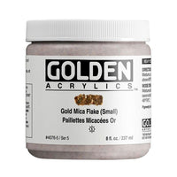 Akrylová farba GOLDEN Heavy Body Mica Flake 118 ml – 4076 zlatá zrnitá