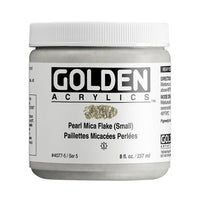 Akrylová farba GOLDEN Heavy Body Mica Flake 118 ml – 4077 perleťová zrnitá