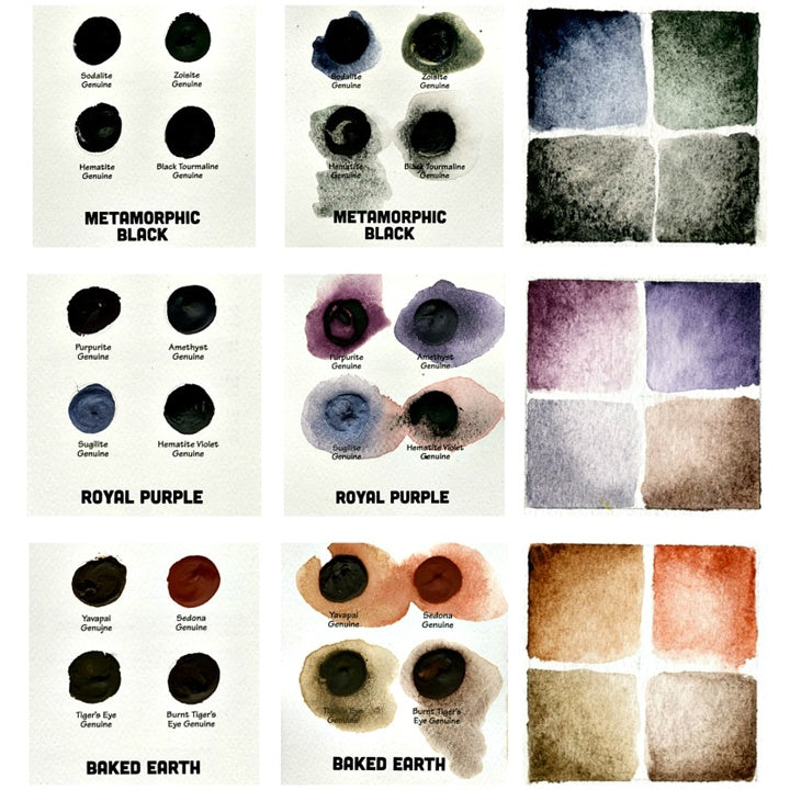 DANIEL SMITH Akvarelové karty s bodkami MINERAL MARVELS