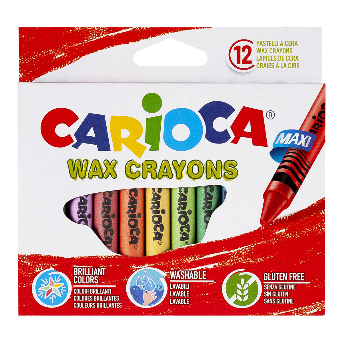 Carioca voskovky Maxi, 12 ks