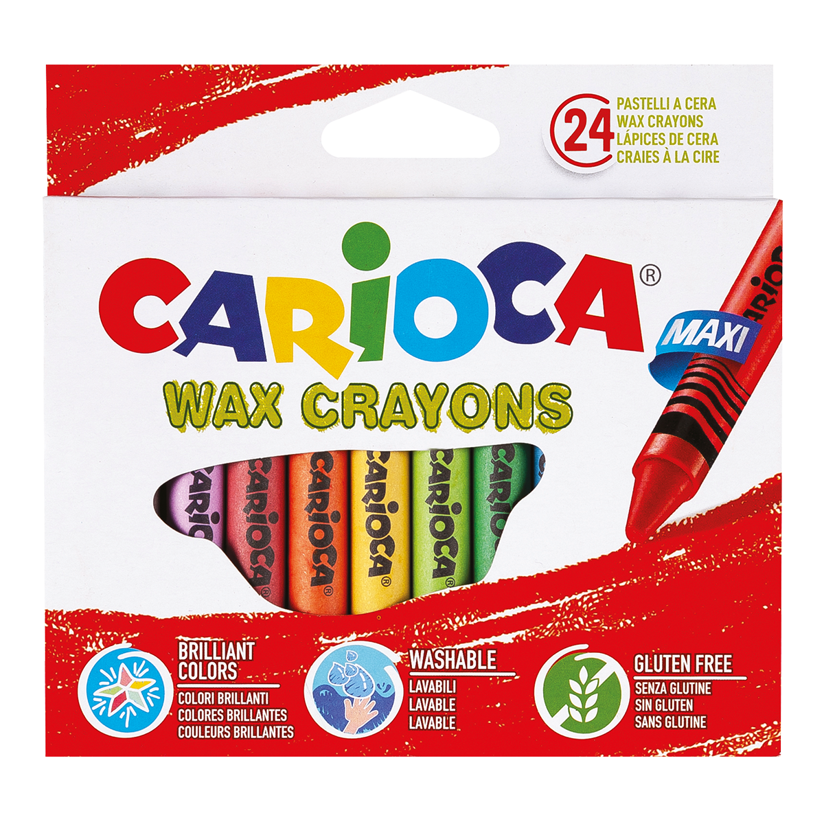 Carioca voskovky Maxi, 24 ks