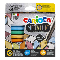 Carioca fixky Metallic, hrot, mix farieb