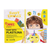 JOVI sada Funny Emojis - maľovanie plastelínou