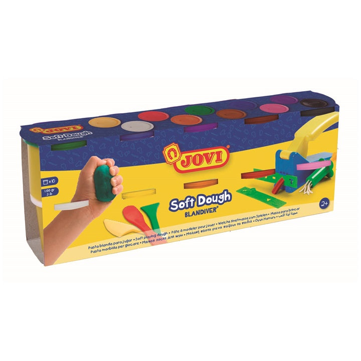 JOVI plastelína v kelímkoch BLANDIVER 10 x 110 g