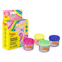 JOVI glitrové temperové farby 4x35 ml