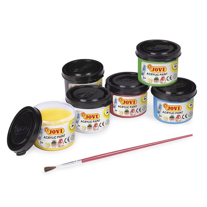 JOVI sada akrylových farieb 6x35 ml + štetec