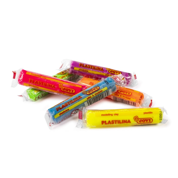 JOVI plastelína neónové odtiene 6 x 15 g