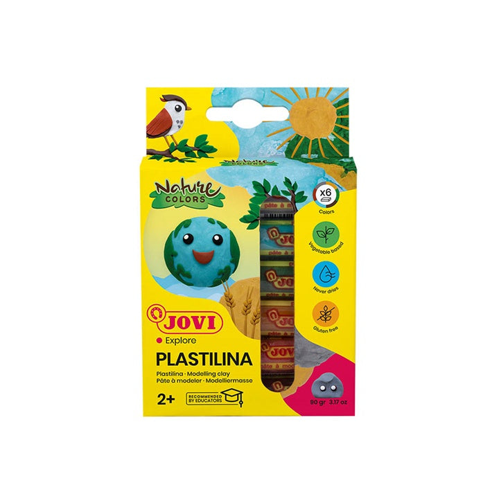 JOVI plastelína prírodné odtiene 6 x 15 g