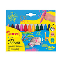 JOVICOLOR Triwax voskovky trojhranné 12ks/ 82mm priemer 11mm