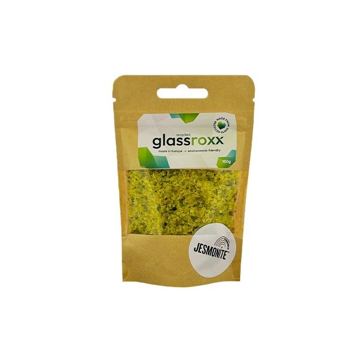 Sklenený granulát Glassroxx Jesmonite 150 g – Banánová žltá