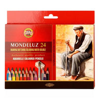 KOH‑I‑NOOR Mondeluz akvarelové farbičky / 24 ks