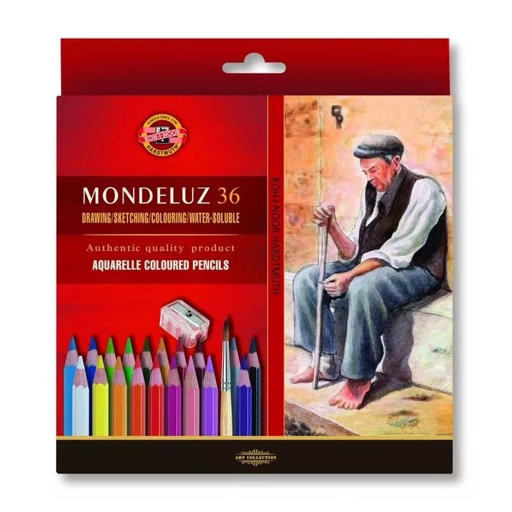 KOH‑I‑NOOR Mondeluz akvarelové farbičky / 36 ks