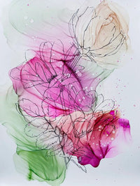 Atramentová sada Kamenskaya 'Summer Flowers'