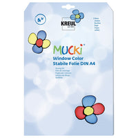 Fólie pre farby na sklo MUCKI KREUL - 3 listy A4