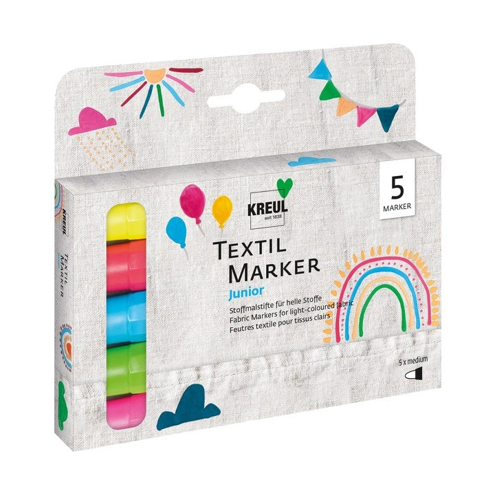 Fixky na textil KREUL - sada Junior 5 ks