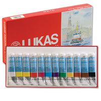 Akvarelové farby LUKAS STUDIO 12x10ml -  papierová krabica - sada