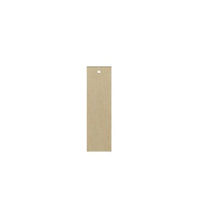 Drevený polotovar na výrobu bižutérie - obdĺžnik 5.5 cm
