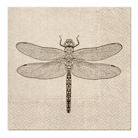 Eko servítky na dekupáž Dragonfly - 1 ks