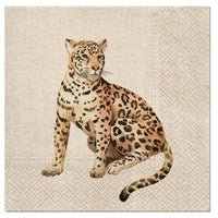 Eko servítky na dekupáž Leopard - 1 ks
