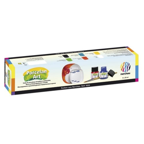 Farby na porcelán Porcelan Art 6 x 20 ml