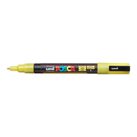 Posca popisovač PC-3ML, 0,9 1,3 mm, trblietavá – žltá (L2