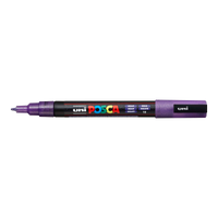 Posca popisovač PC-3ML, 0,9 1,3 mm, trblietavá – fialová (L12