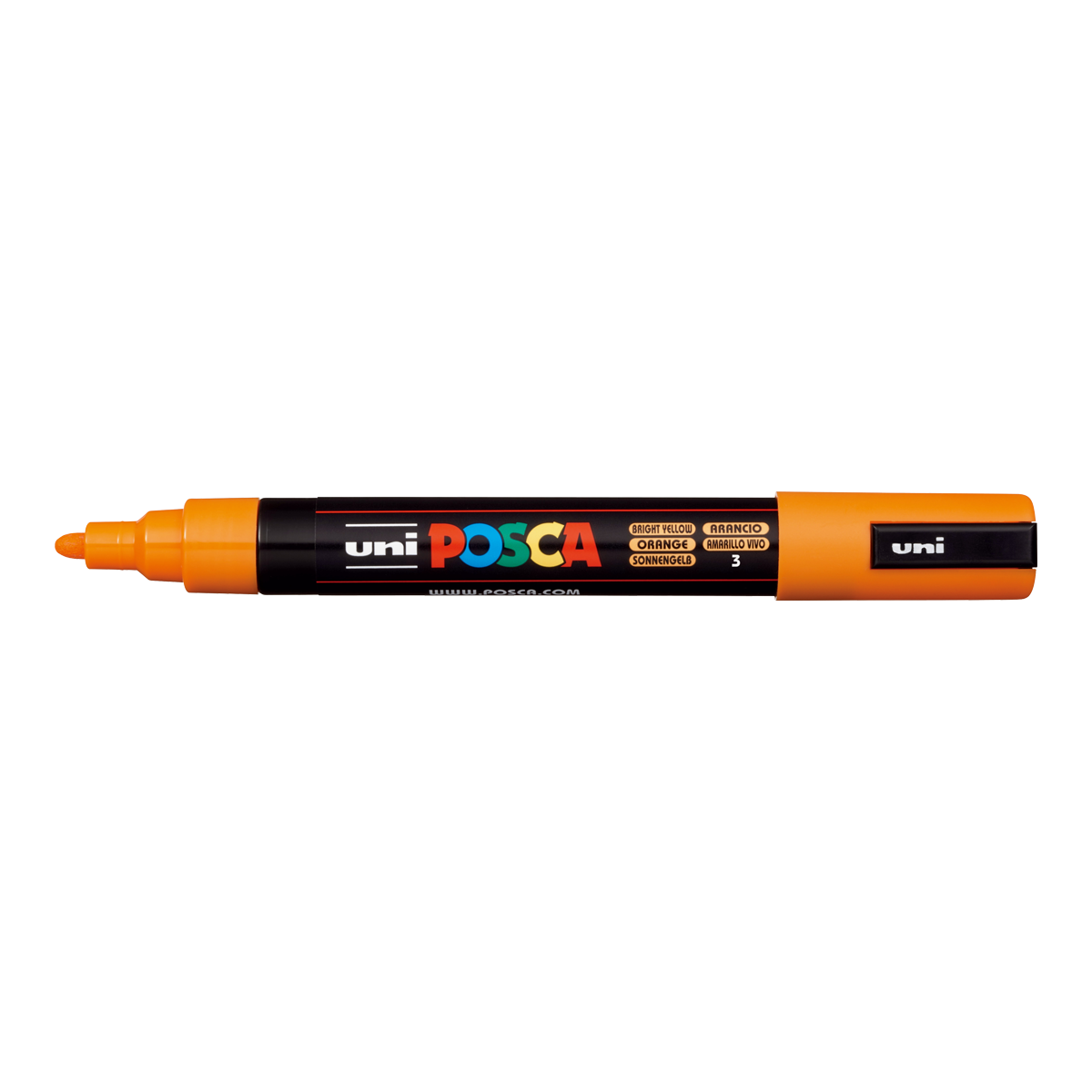 Posca popisovač PC-5M, 1,8 - 2,5 mm, jasne žltá (3)