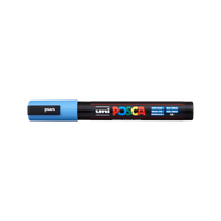 Akrylový popisovač Posca PC-5M, 1,8 – 2,5 mm, nebesky modrá (48)