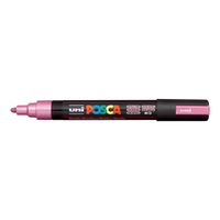 Posca popisovač PC-5M, 1,8 – 2,5 mm, metalická ružová (M13)