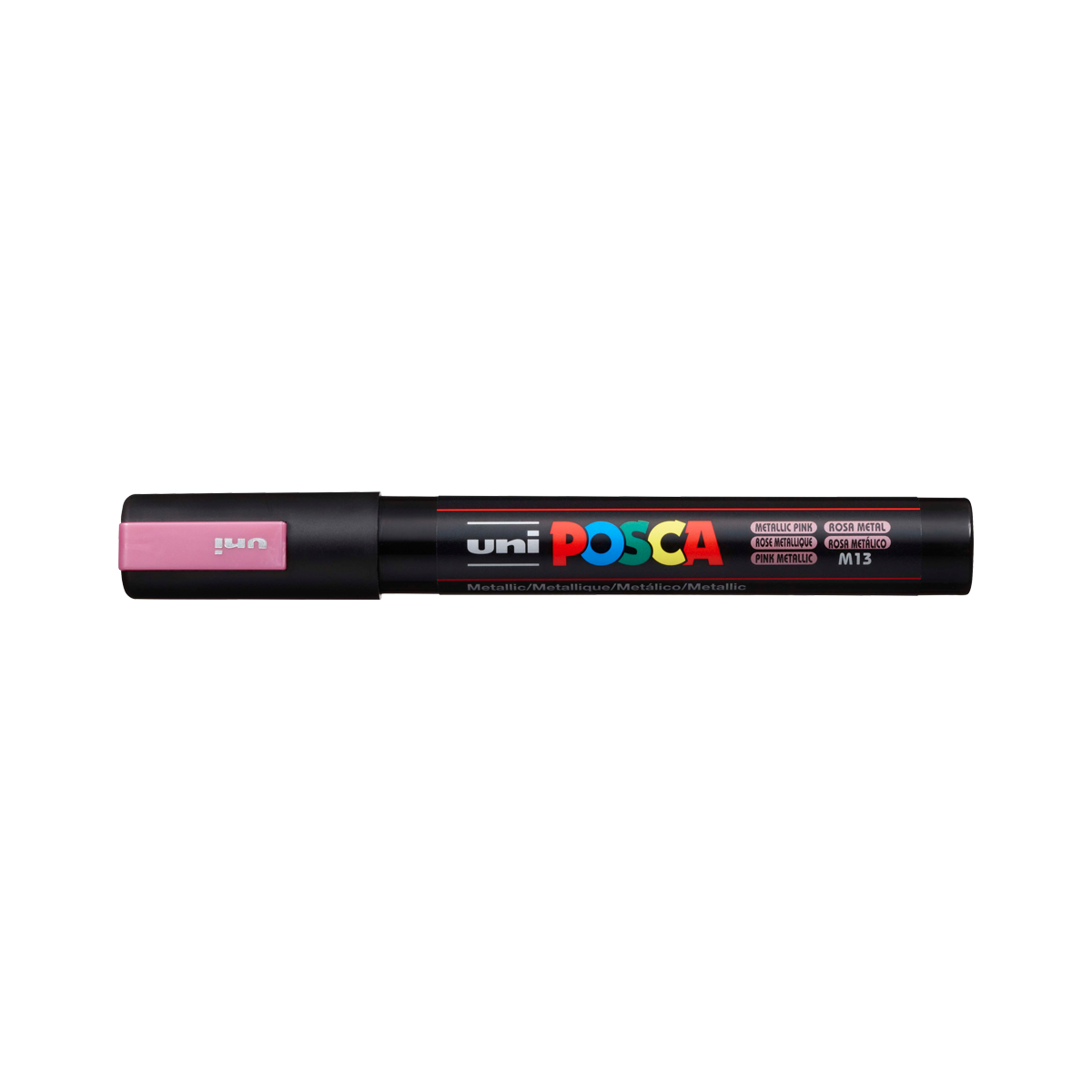 Posca popisovač PC-5M, 1,8 – 2,5 mm, metalická ružová (M13)