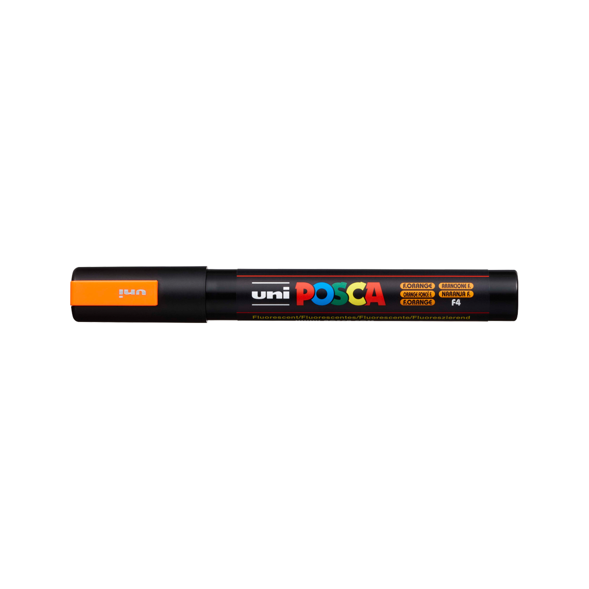 Akrylový popisovač Posca PC-5M, 1,8 – 2,5 mm, fluo oranžová (F4)