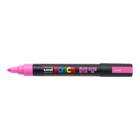 Posca popisovač PC-5M, 1,8 - 2,5 mm, fluo ružová (F13)