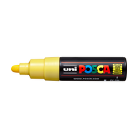 Popisovač UNI POSCA PC-7M 4.5 - 5.5 mm – žltá (2)