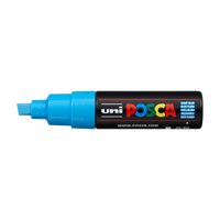 Popisovač UNI POSCA PC-8K 8 mm – Posca popisovač PC-8K, 8 mm, svetlomodrá (8)