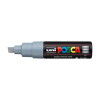 Popisovač UNI POSCA PC-8K 8 mm – sivá (37)