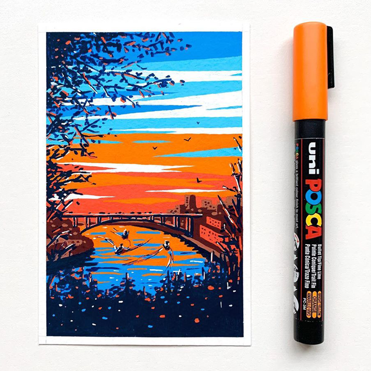 Posca popisovač PC-5M, 1,8 - 2,5 mm, khaki zelená