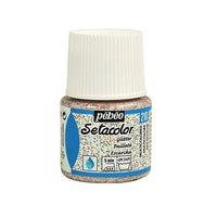 Farba na textil Pebeo Setacolor Glitter 45 ml – Onyx