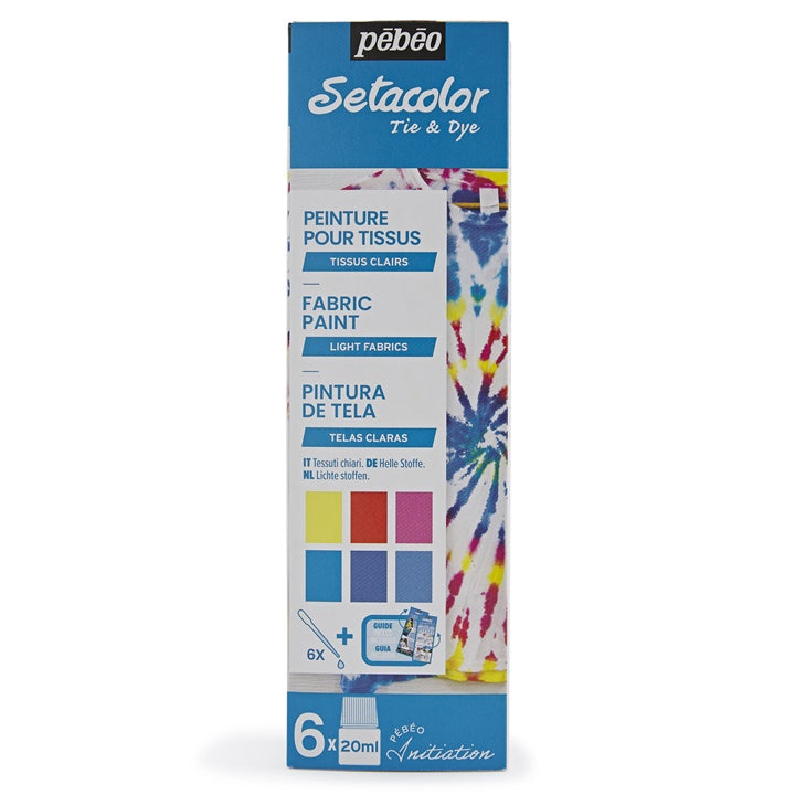 Farby na svetlý textil  Pebeo Setacolor  6 x 20 ml