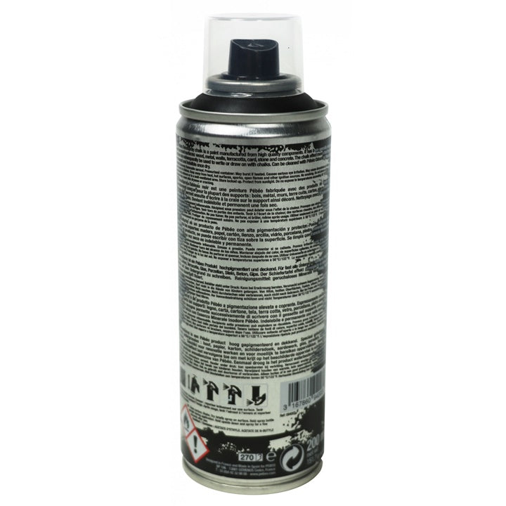 Akrylová kriedová farba v spreji  Pebeo  200 ml čierna