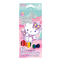 Trojhranné pastelky Colorino Hello Kitty - 12 farieb