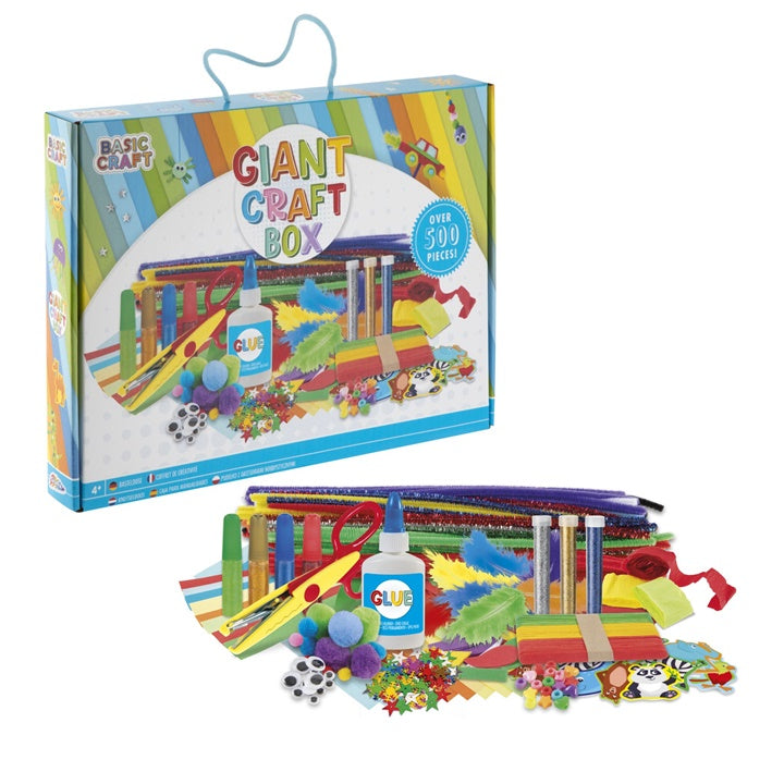 Kreatívna sada Giant Craft Box 500 ks modrá