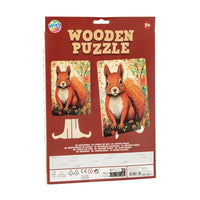 Drevené puzzle Veverička 130ks MOXY