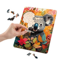 Drevené puzzle Koala Unikátne tvary 130 ks MOXY
