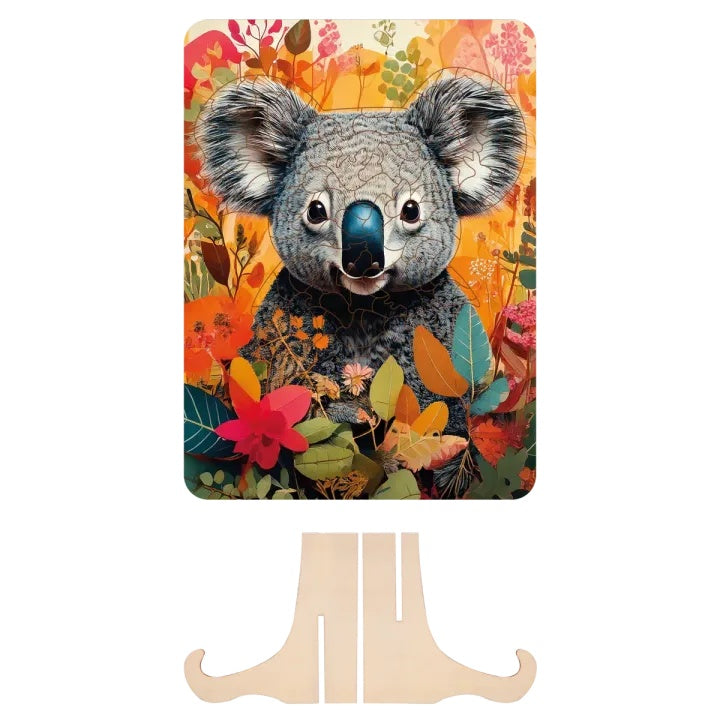 Drevené puzzle Koala Unikátne tvary 130 ks MOXY