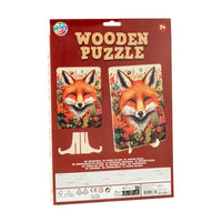 Drevené puzzle Fox - 130 ks jedinečných tvarov od MOXY