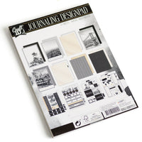 Blok papierov na scrapbooking A5 24 listov čierne