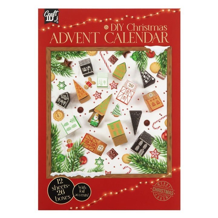 DIY papierový adventný kalendár