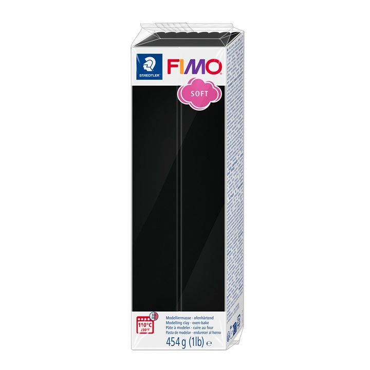 Polymérová hmota FIMO Soft 454 g – Čierna